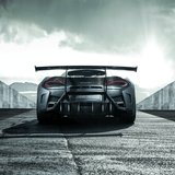 Vorsteiner Vorsteiner Mclaren 570-VX Aero Wing Blade Carbon Fiber w/ Carbon Fiber Uprights, PP 2x2 Glossy MVR1370