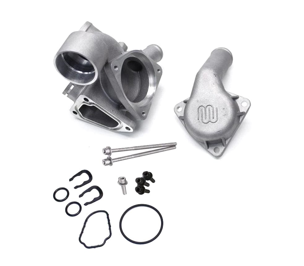 2.8L 3.2L 24v VR6 Thermostat Housing Kit in Cast Aluminum Metal