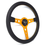 Renown Leather Renown Monaco Steering Wheel Gold Leather / Gold MonGL