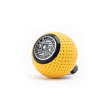 BFI Giallo Taurus Air Leather - Black Anodized BFI Heavy Weight Shift Knob - GS2 - Audi R8 (V2) GS2-R8-SYT