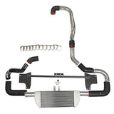 VW GOLF 1.8 20V TRANSVERSAL FRONT MOUNT INTERCOOLER KIT FOR TMA06 - BLACK HOSES by SPA Performance NTA03B