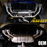 ARM Mk8 Golf R Exhaust by ARM Motorsports MK8RCBE