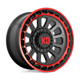 XD Wheels XD856 Omega 20" 8x180 Satin Black Machined Lip With Red Tint by XD Wheels XD85621088918N