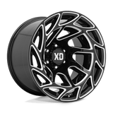 XD Wheels XD860 Onslaught 20" 6x135 Gloss Black Milled by XD Wheels XD86021263344N