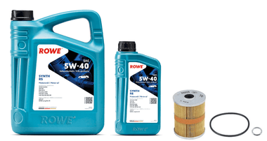 Oil Service Kit - ROWE Hightec Synth RS SAE 5W-40 - VW Mk4 12v VR6 by UroTuning Kits OSK-12VMK4-540-ROWE