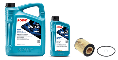 Oil Service Kit - ROWE Hightec Synt RS HC-D SAE 5W-40 - VW Mk4 12v VR6 by UroTuning Kits OSK-12VMK4-540L-ROWE