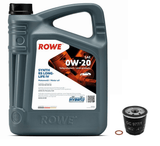 Oil Service Kit - ROWE Hightec Synth RS Longlife IV SAE 0W-20 - VW / 1.4T / 2019+ / Jetta / Golf Sportwagen / 1.5T / Taos / Jetta by UroTuning Kits OSK-14T15T-020L-ROWE