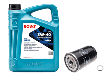 Oil Service Kit - ROWE Hightec Synt RS HC-D SAE 5W-40 - VW/Audi / 1.8T / Passat / A4 by UroTuning Kits OSK-18T-540L-ROWE