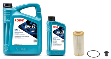 ROWE Hightec Synt RS HC-D SAE 5W-40 Oil Service Kit - VW/Audi / Gen 3 / 1.8T / 2.0T by UroTuning Kits OSK-20TG3-540L-ROWE