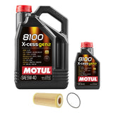 Oil Service Kit - Motul 8100 X-CESS GEN2 5W-40 - VW/Audi / Gen 3 / 1.8T / 2.0T by Motul OSK-2.0T-Gen3-MOT