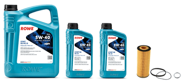 Oil Service Kit - ROWE Hightec Synt RS HC-D SAE 5W-40 - Audi 3.0T / 3.2L / V6 (Early) by UroTuning Kits OSK-30T-540L-ROWE