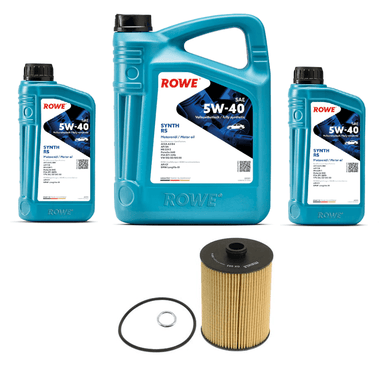 Oil Service Kit - ROWE Hightec Synth RS SAE 5W-40 - VW / 3.6L VR6 (2011+) by UroTuning Kits OSK-36LL-540-ROWE