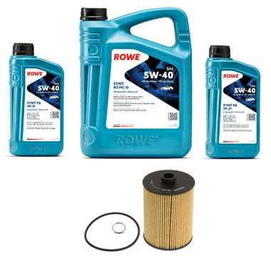 Oil Service Kit - ROWE Hightec Synt RS HC-D SAE 5W-40 - VW / 3.6L VR6 (2011+) by UroTuning Kits OSK-36LL-540L-ROWE
