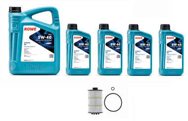 Oil Service Kit - ROWE Hightec Synth RS SAE 5W-40 - Audi 4.0T by UroTuning Kits OSK-40T-540-ROWE
