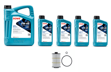 Oil Service Kit - ROWE Hightec Synt RS HC-D SAE 5W-40 - Audi 4.0T by UroTuning Kits OSK-40T-540L-ROWE