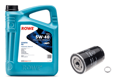 Oil Service Kit - ROWE Hightec Synth RS SAE 5W-40 - VW Mk4 / 1.8T / 2.0L by UroTuning Kits OSK-4CYMK4-540-ROWE