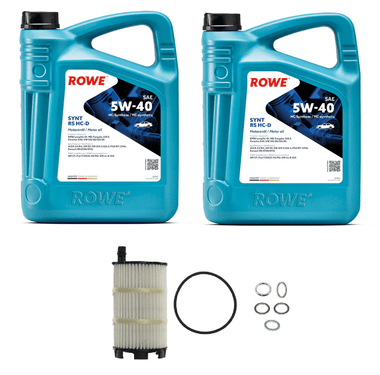 Oil Service Kit - ROWE Hightec Synt RS HC-D SAE 5W-40 - Audi R8 V10 5.2L by UroTuning Kits OSK-52L-540L-ROWE