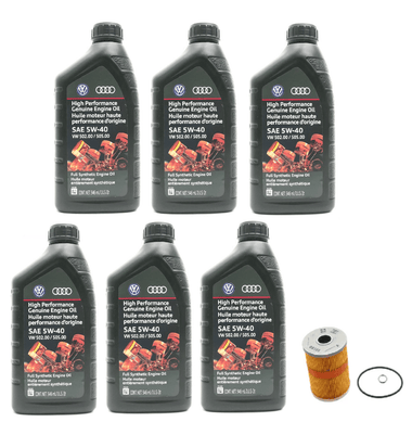 Oil Service Kit (Genuine 5w-40) - VW Mk3 12v VR6 by UroTuning Kits OSK-GEN-12VMK3OBD1