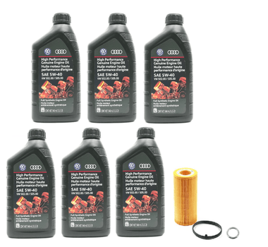 Oil Service Kit (Genuine 5w-40) - VW 2.5L by UroTuning Kits
