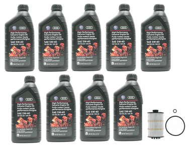 Oil Service Kit (Genuine 5w-40) - Audi 4.0T by UroTuning Kits