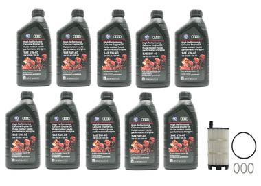 Oil Service Kit (Genuine 5w-40) - Audi 4.2L V8 by UroTuning Kits