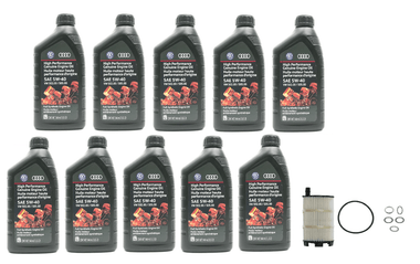 Oil Service Kit (Genuine 5w-40) - Audi R8 V10 5.2L by UroTuning Kits