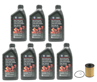 Oil Service Kit (Genuine 5w-40) - VW / 3.6L VR6 2011+ by UroTuning Kits