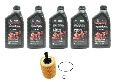 Oil Service Kit (Genuine 5w-40) - VW Mk5 1.9L TDi by UroTuning Kits