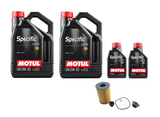 Oil Service Kit (Motul Specific Full Synthetic 0w-30 LL-01 FE) - BMW S68 4.4L V8