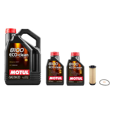Oil Service Kit - Motul 8100 ECO-CLEAN 0W-20 Full Synthetic (7L) - B58 3.0L by UroTuning Kits OSK-MOTUL-BMW-B58