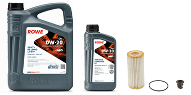 ROWE Hightec Synth RS Longlife IV SAE 0W-20 Oil Service Kit - VW/Audi / MQB Gen 3 by UroTuning Kits OSK-MQBG3-020-ROWE