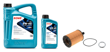Oil Service Kit - ROWE Hightec Synt RS HC-D SAE 5W-40 - VW / Mk4 / Mk5 Golf R32 by UroTuning Kits OSK-R32MK5-540L-ROWE