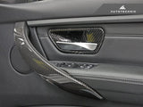 AutoTecknic Dry Carbon Interior Door Handle Trim Set - BMW F-Chassis by AutoTecknic ATK-BM-0360-2
