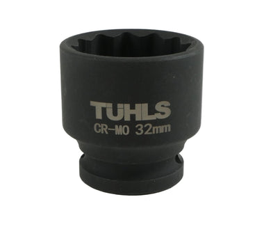 Tuhls Impact Socket Short 12 Point (1/2" 32MM) by Tuhls TUHLS-0030