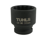 Tuhls Impact Socket Short 12 Point (1/2" 32MM) by Tuhls TUHLS-0030