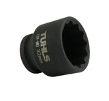 Tuhls Impact Socket Short 12 Point (1/2" 32MM) by Tuhls TUHLS-0030