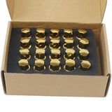 Lug Bolt Cone Seat 14x1.5 - (Full set of 20) - Gold (SCRATCH AND DENT) by Aodhan lug-14x1.5-cone-qty20-Gold-SND