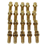 Lug Bolt Cone Seat 14x1.5 - (Full set of 20) - Gold (SCRATCH AND DENT) by Aodhan lug-14x1.5-cone-qty20-Gold-SND