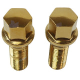 Lug Bolt Cone Seat 14x1.5 - (Full set of 20) - Gold (SCRATCH AND DENT) by Aodhan lug-14x1.5-cone-qty20-Gold-SND