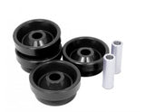 Powerflex - Rear Trailing Arm Bushing Set - Adjustable - Mk4 VW R32 | Mk1 Audi TTQ by Powerflex PFR3-508GBLK