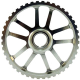 VW 74-98 8V Y series adjustable cam gear pulley + lightweight intermediate shaft pulley - Black/Silver by SPA Performance CMBPOL1B01B099