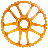 VW 74-98 8V Y series adjustable cam gear pulley + lightweight intermediate shaft pulley - Black/Gold by SPA Performance CMBPOL1I01E0101