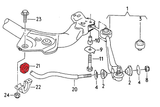 Verkline 26mm Front Anti Roll Bar Bushing (Track Hardness) - Audi C4 100 by Verkline pow-004-85