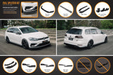 Flow Designs Mk7.5 Golf R Wagon Full Lip Splitter Set by Flow Designs GLMK75RWPK1