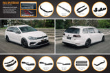 Flow Designs Mk7.5 Golf R Wagon Full Lip Splitter Set by Flow Designs GLMK75RWPK1-WV-FBR