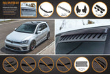 Flow Designs Mk7 Golf R Full Lip Splitter Set by Flow Designs GLMK7RUSPK-0-WV