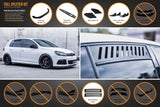 Flow Designs MK6 Golf R Full Lip Splitter Set WITHOUT Accessories by Flow Designs GLMK6RPK0-WV