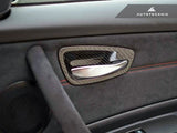 AutoTecknic Dry Carbon Interior Door Handle Trim Set - E82 1M | 1-Series by AutoTecknic ATK-BM-0376-4