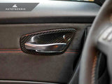 AutoTecknic Dry Carbon Interior Door Handle Trim Set - E82 1M | 1-Series by AutoTecknic ATK-BM-0376-2