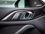 AutoTecknic Dry Carbon Interior Door Handle Trim Set - G22 4-Series by AutoTecknic ATK-BM-0421 // ATK-BM-0422